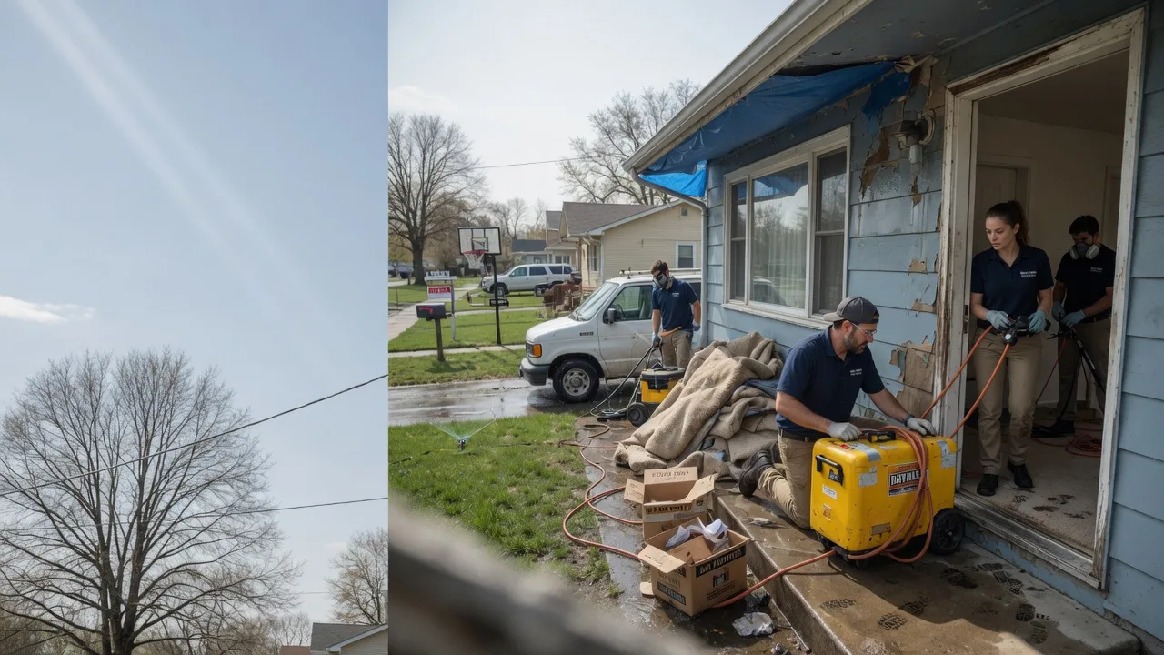 Basement Flood Cleanup in Monument, OR near me